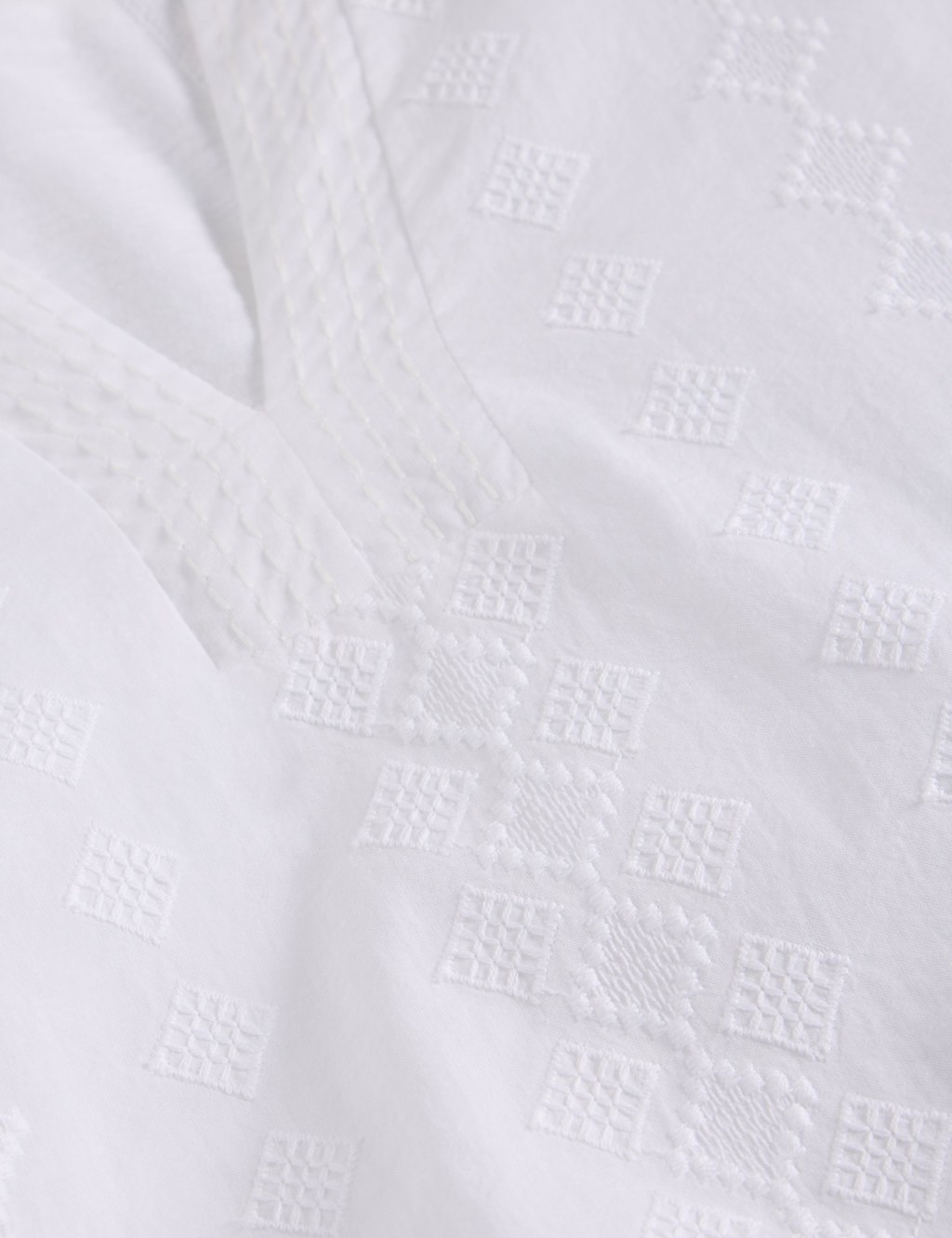 Pure Cotton Embroidered Top 6 of 6