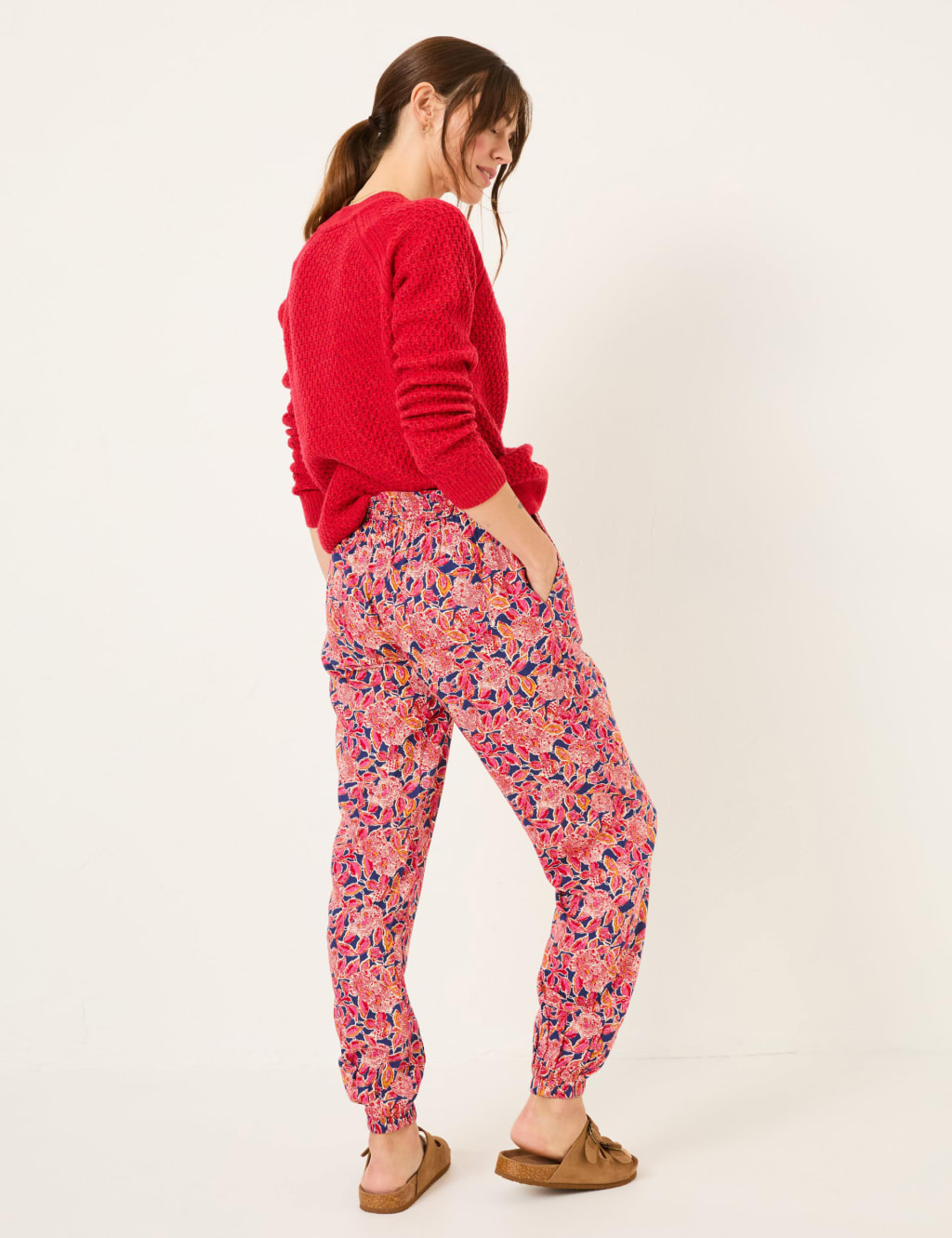 Floral Ankle Grazer Joggers 4 of 5