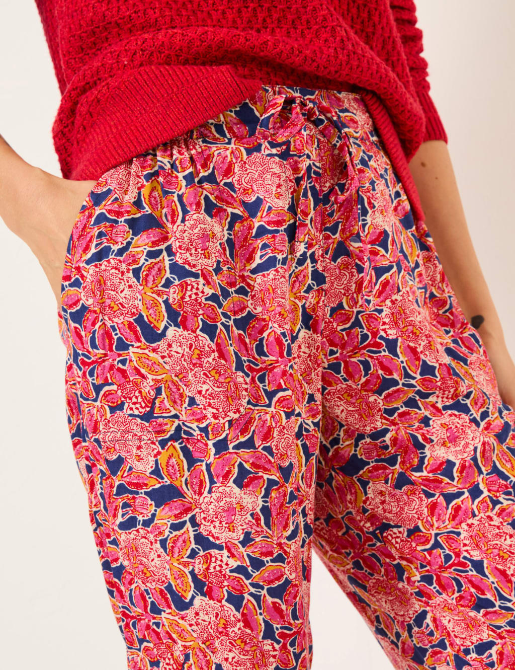 Floral Ankle Grazer Joggers 5 of 5