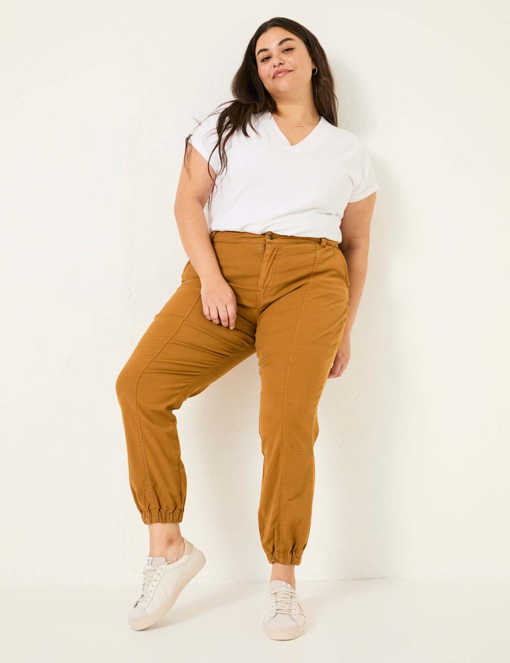 Cotton Rich Ankle Grazer Cargo Trousers 3 of 5