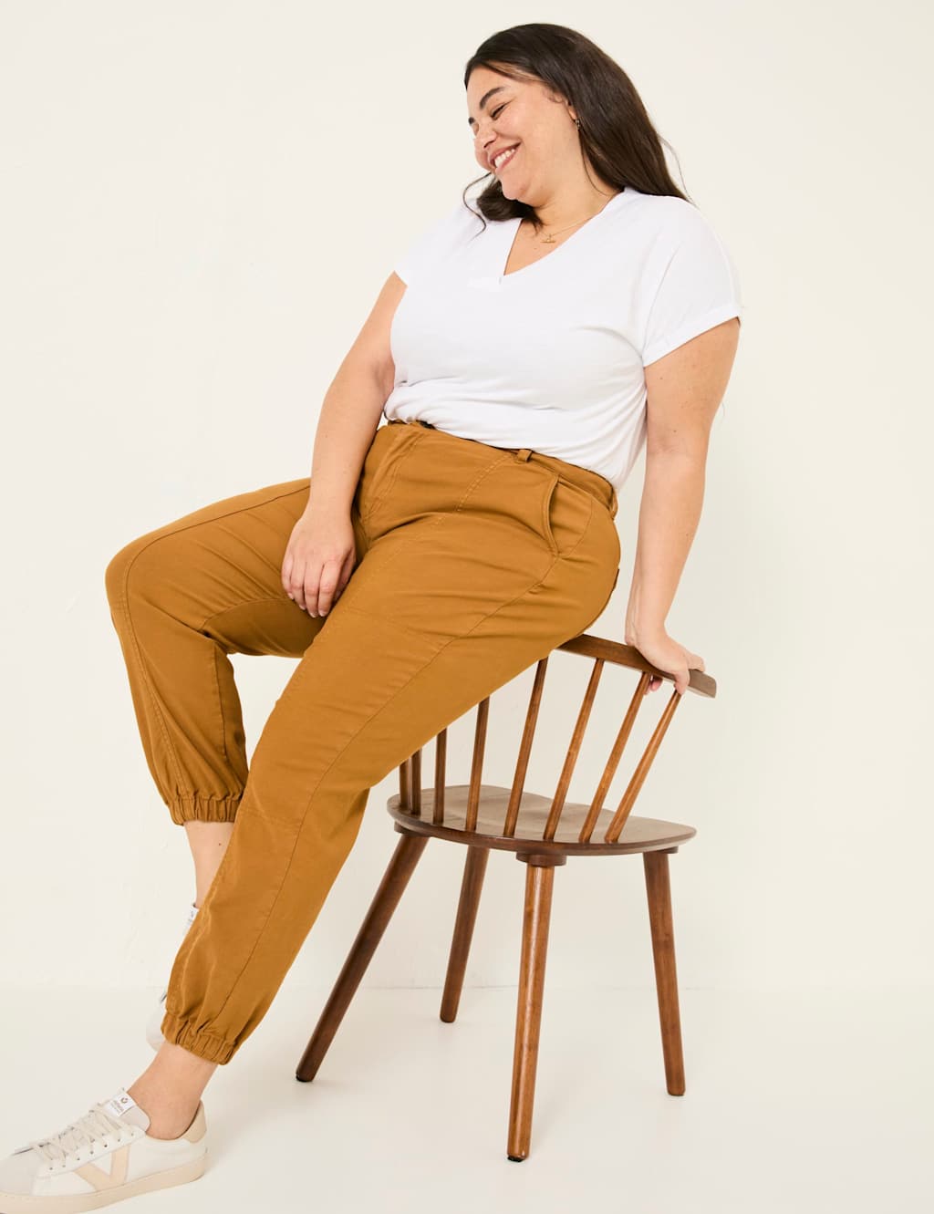 Cotton Rich Ankle Grazer Cargo Trousers 5 of 5