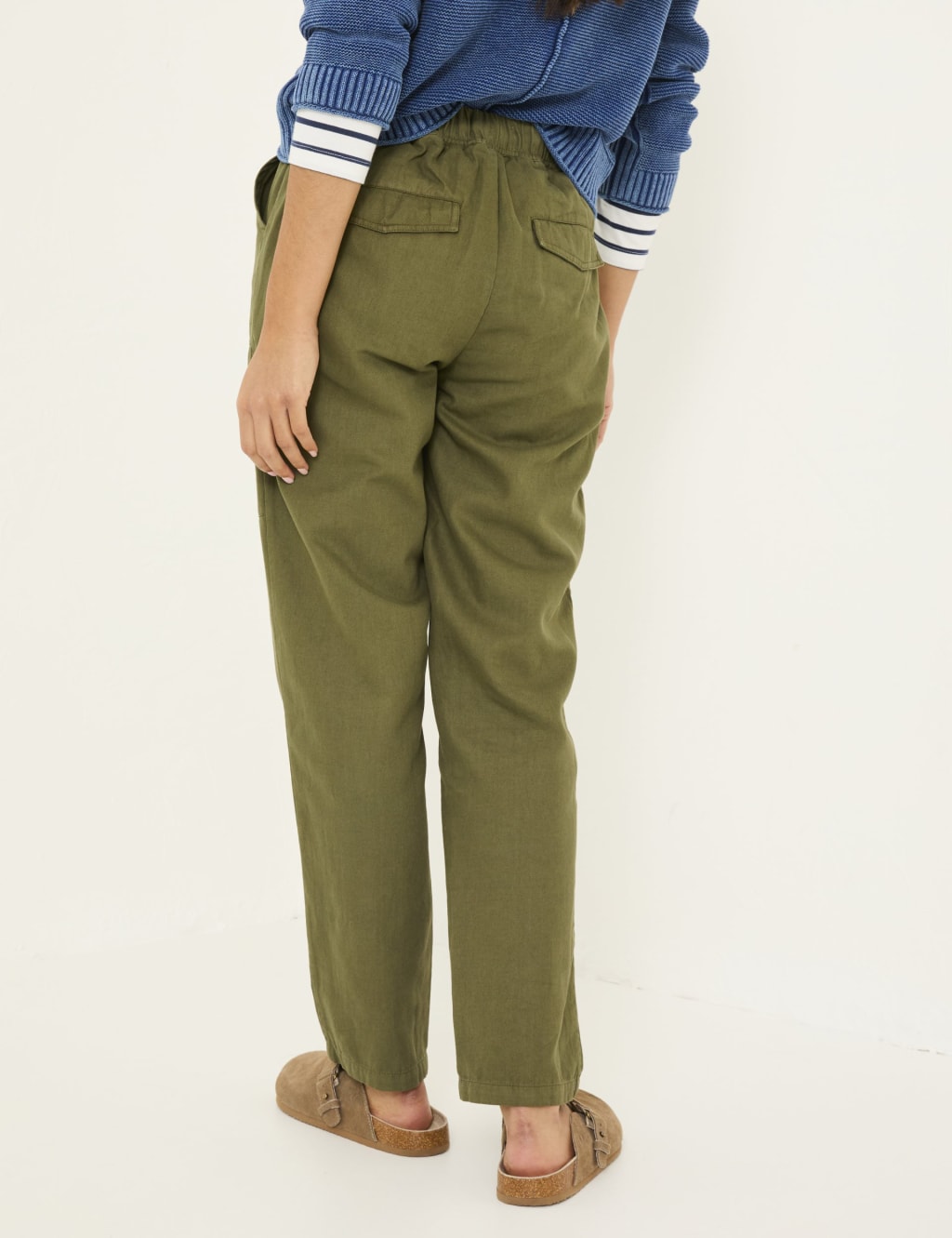 Cotton Rich Cargo Drawstring Trousers 4 of 5