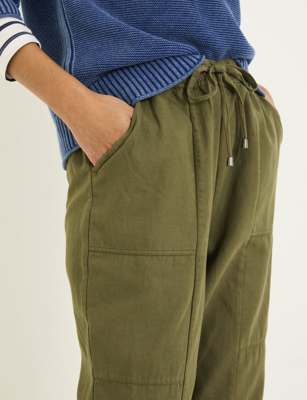 Cotton Rich Cargo Drawstring Trousers 5 of 5