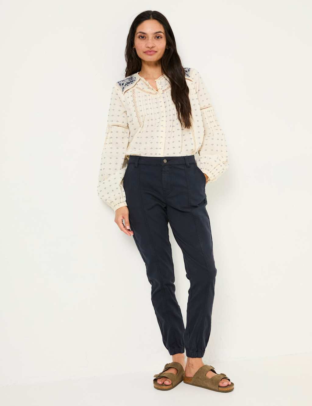 Cotton Rich Ankle Grazer Cargo Trousers 3 of 6