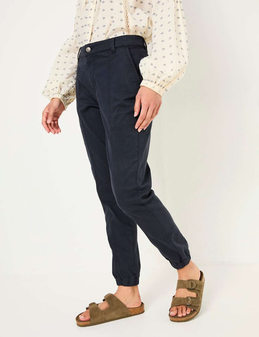 Cotton Rich Ankle Grazer Cargo Trousers 5 of 6
