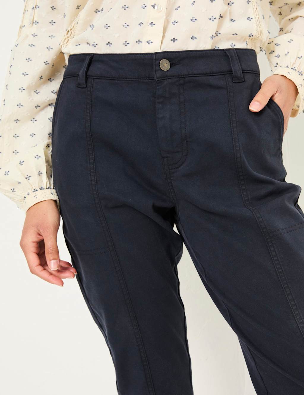 Cotton Rich Ankle Grazer Cargo Trousers 6 of 6