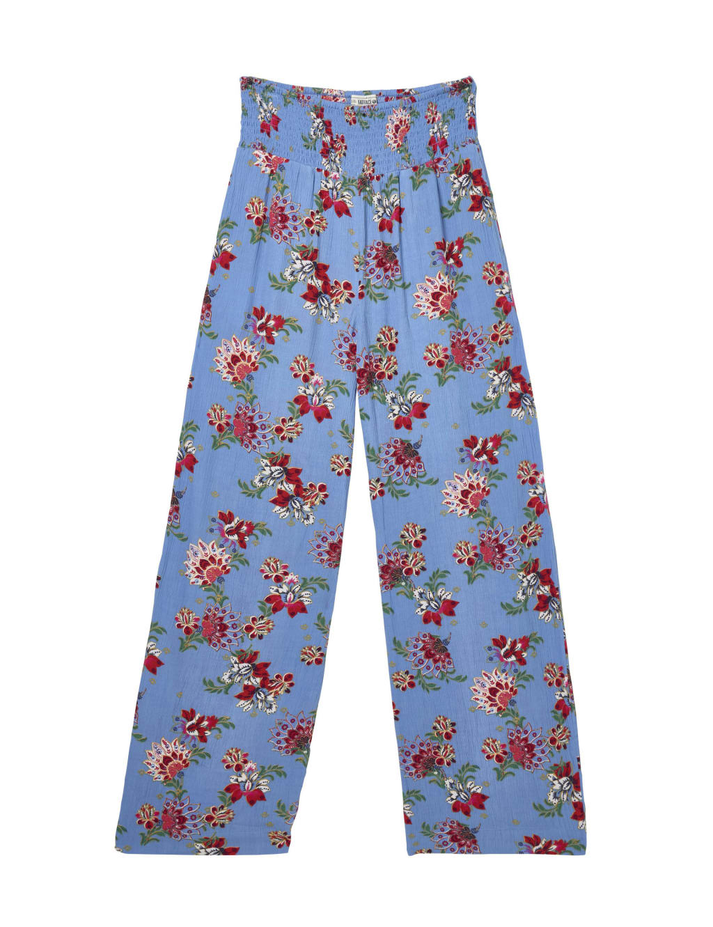 Floral Elasticated Waist Palazzo Trousers 2 of 5