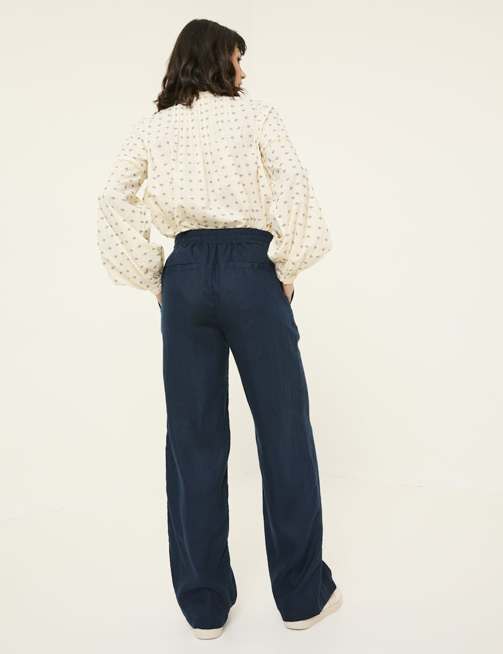 Iva Pure Linen Drawstring Trousers 4 of 5