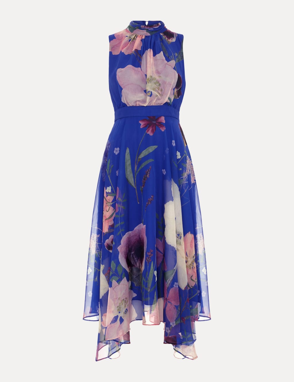 Floral High Neck Midi Skater Dress | Phase Eight | M&S