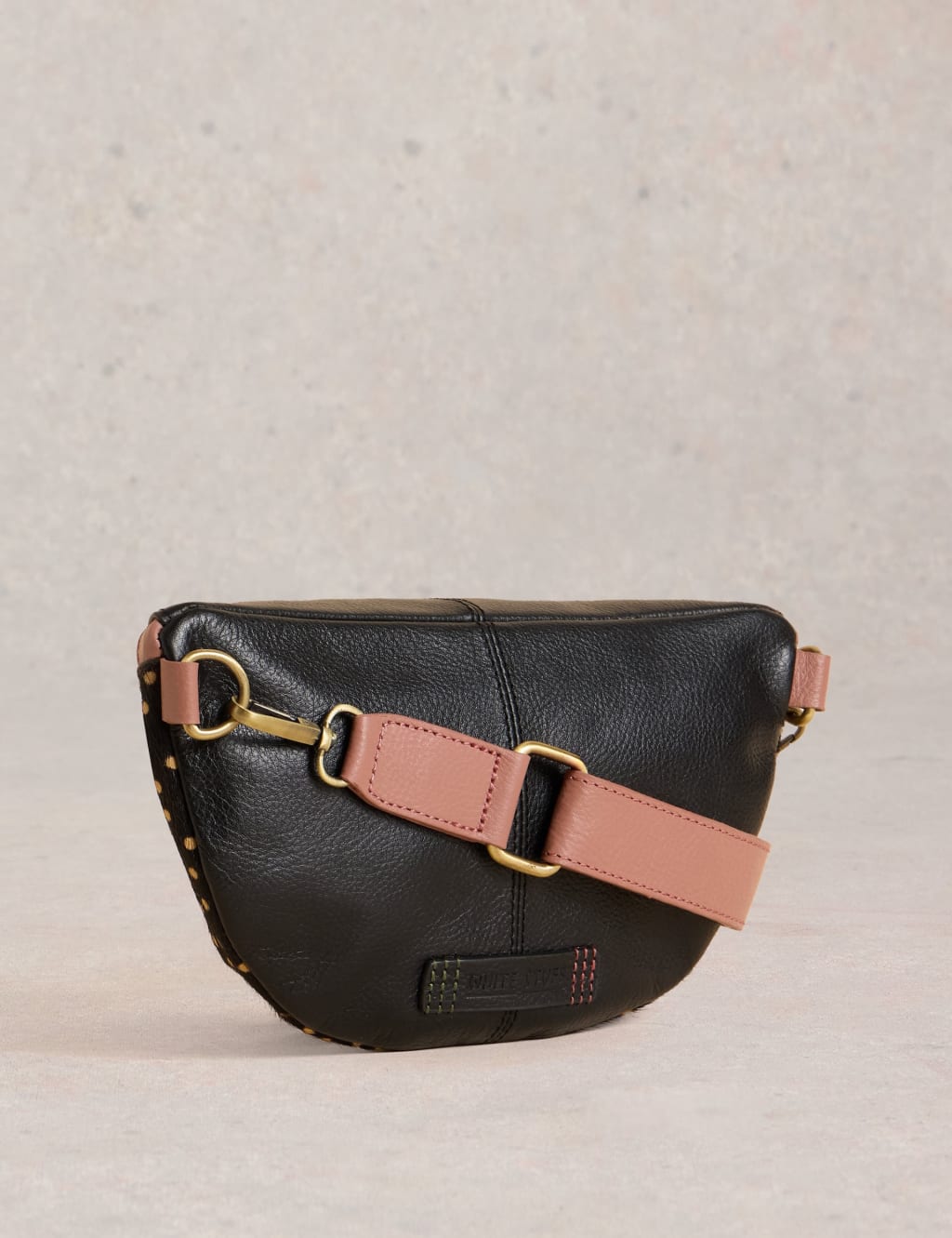 Leather Polka Dot Mini Sling Bag 3 of 4