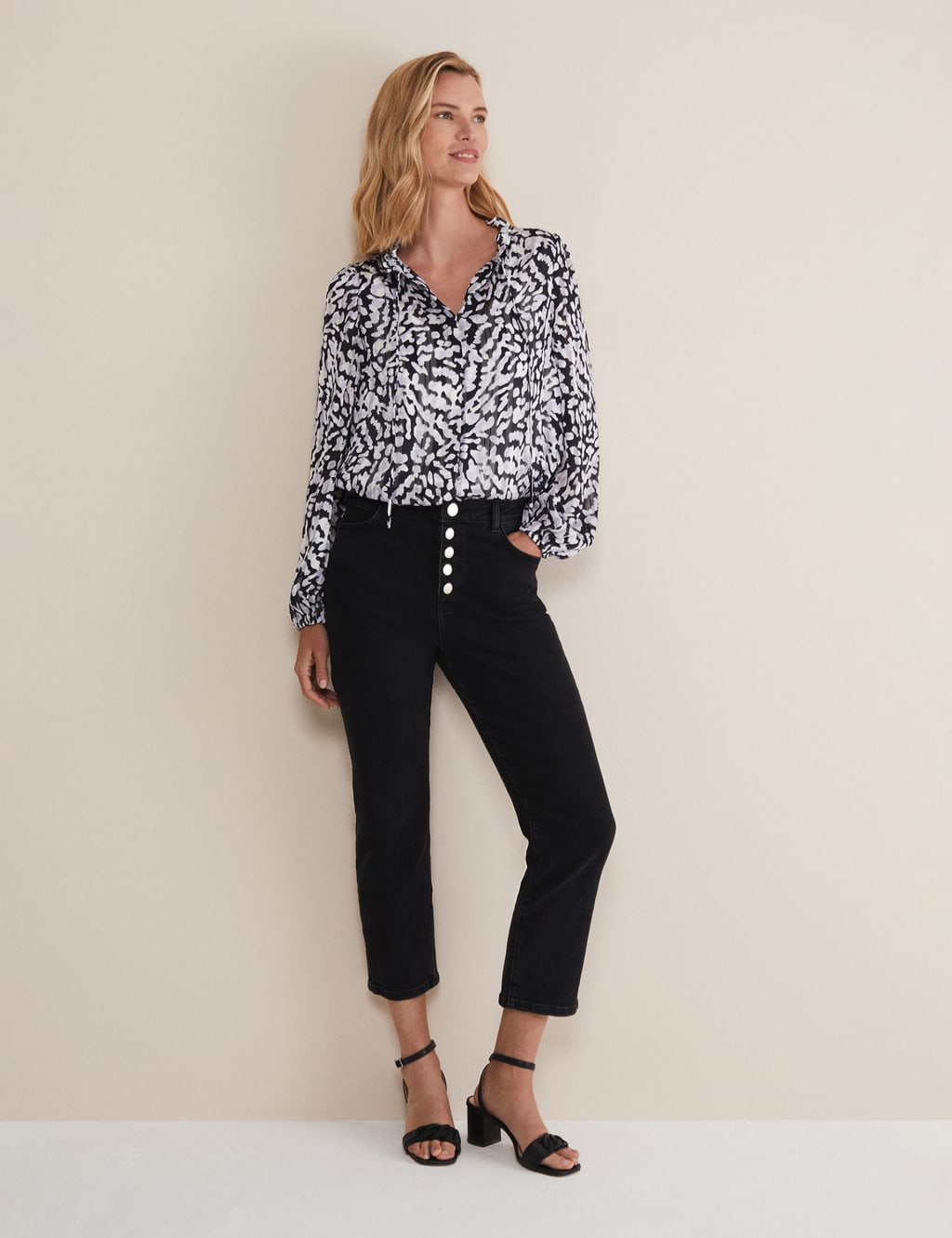 Printed Shell Top 3 of 5