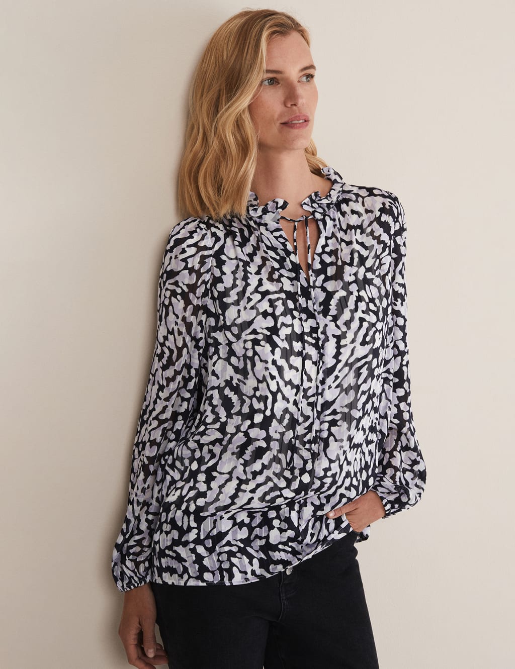 Printed Shell Top 5 of 5