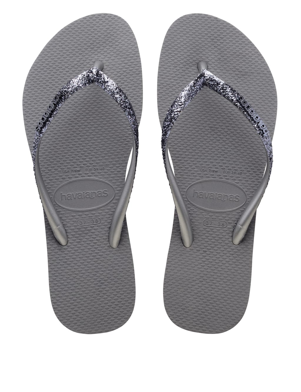 Glitter Flip Flops HAVAIANAS M S