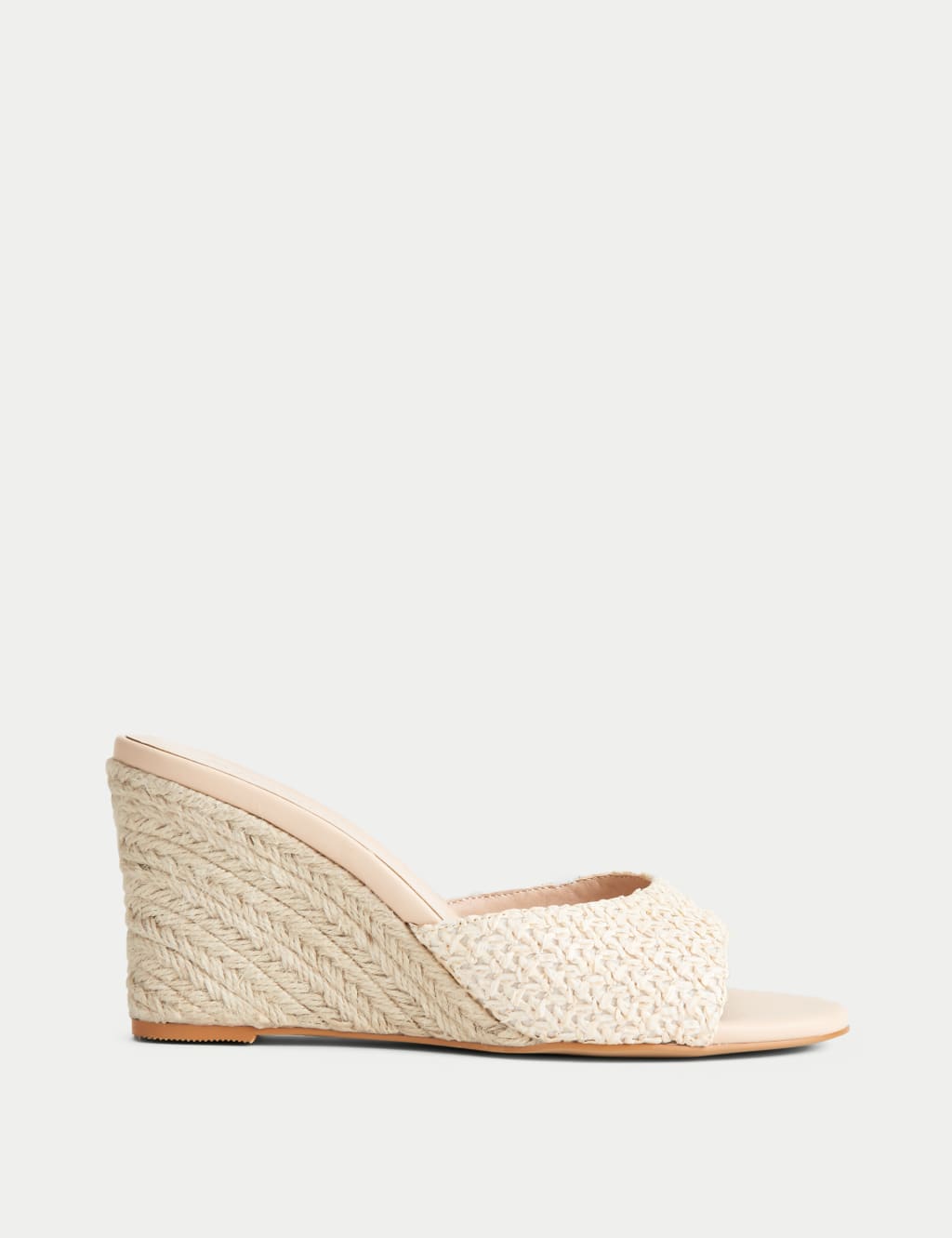 Woven Wedge Open Toe Mules SOSANDAR M S