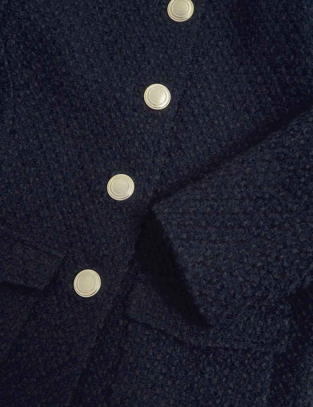 Wool Blend Textured Short Jacket 7 of 8