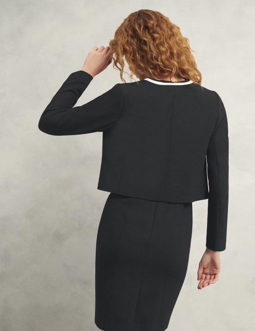 Monochrome Cropped Jacket 4 of 8