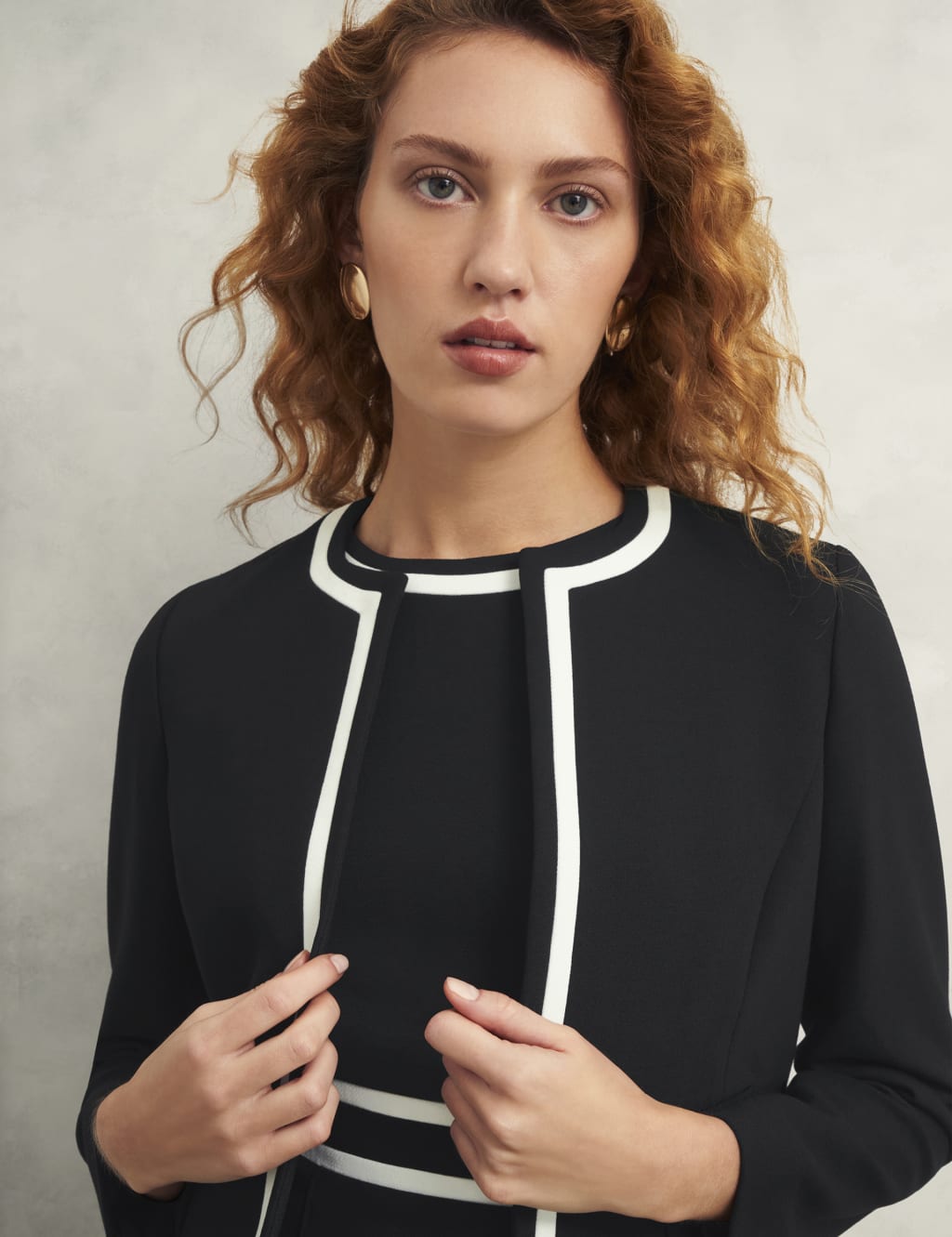 Monochrome Cropped Jacket 5 of 8