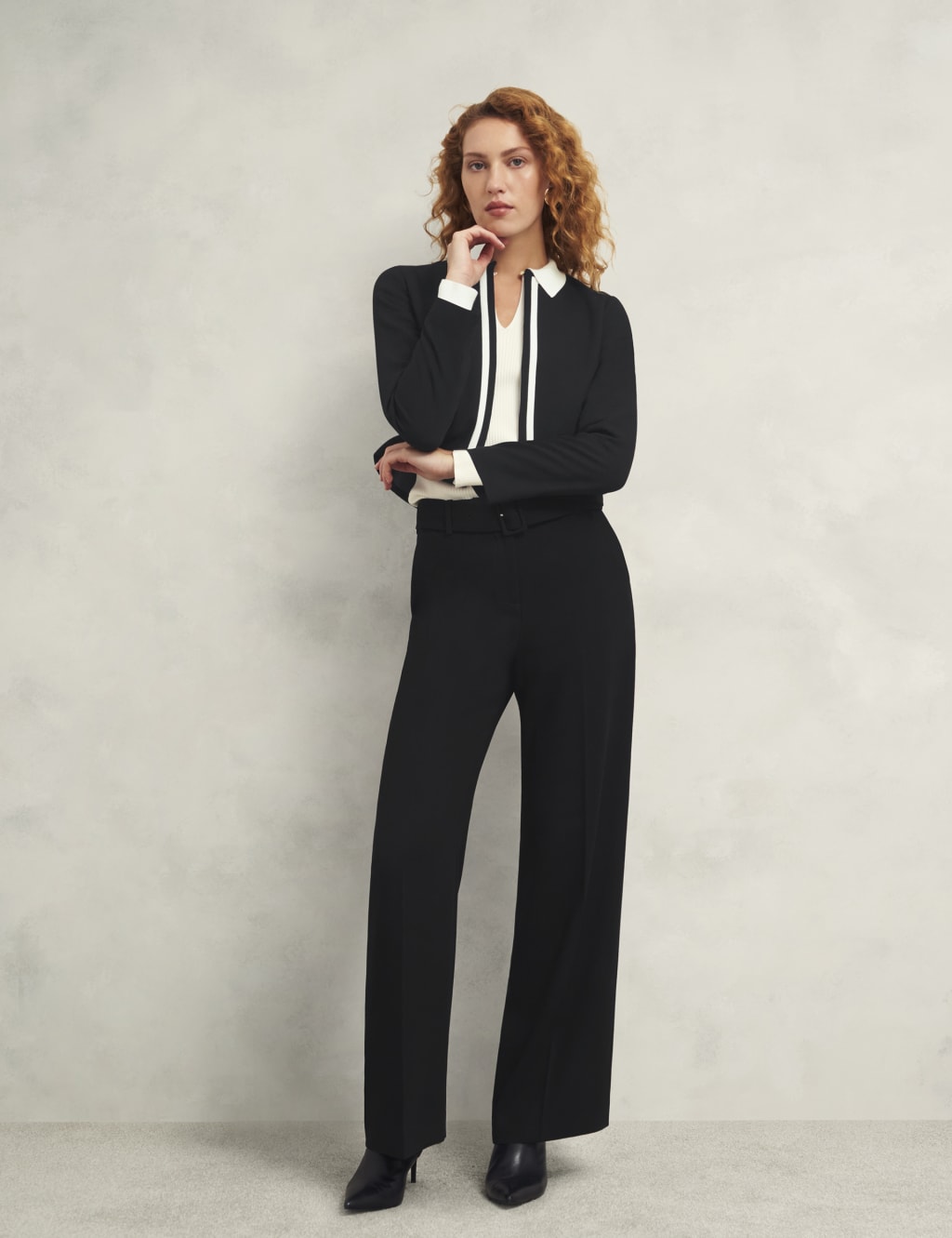 Monochrome Cropped Jacket 6 of 8