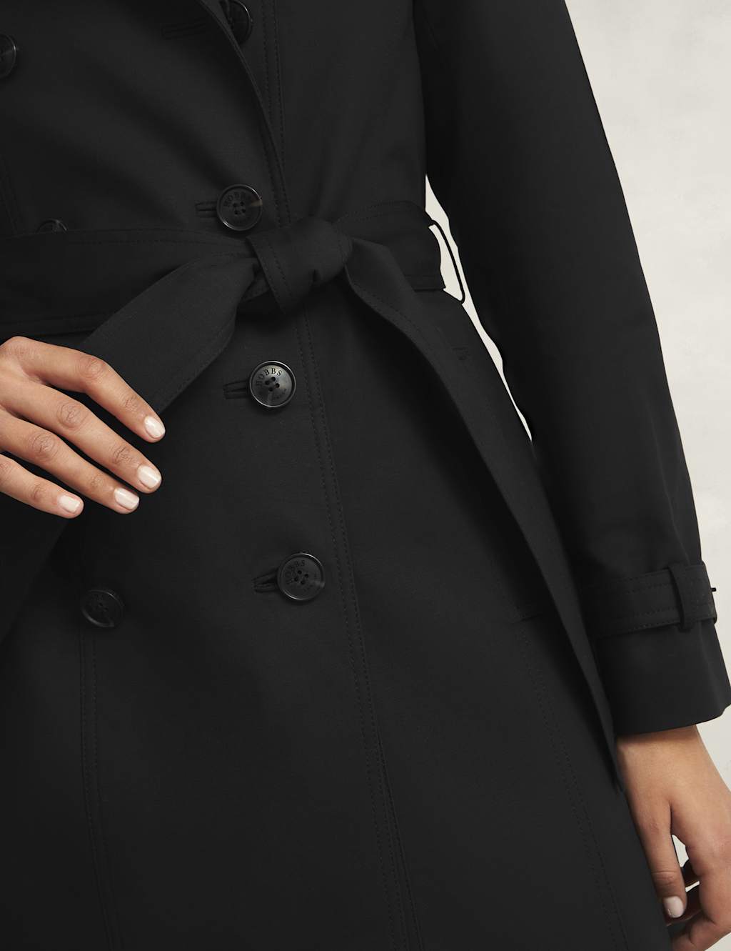 Cotton Rich Belted Double Breasted Trench Coat 6 of 9