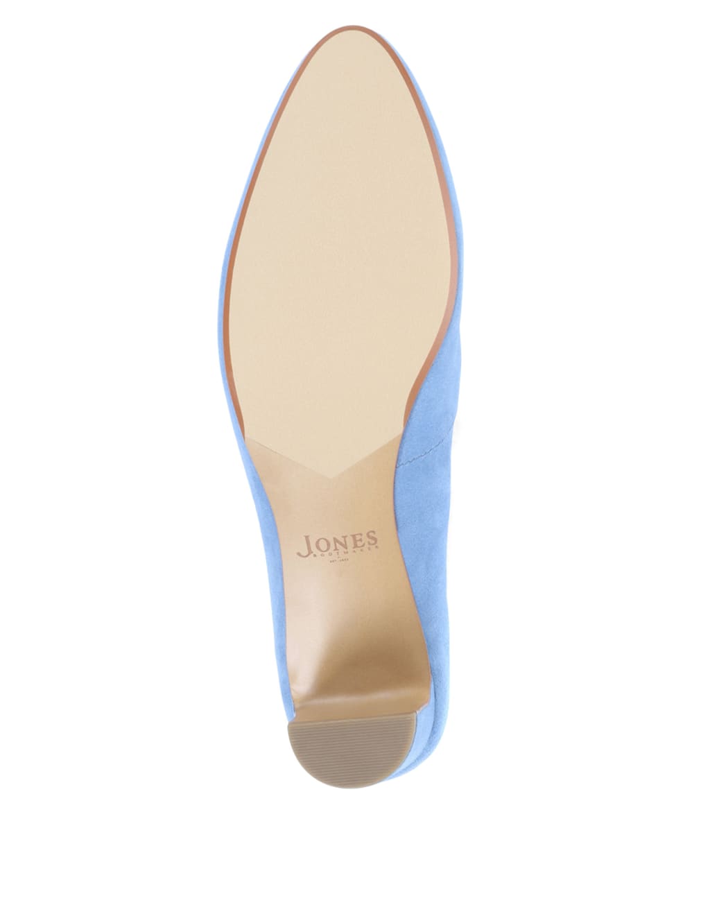Suede Block Heel Court Shoes 7 of 7