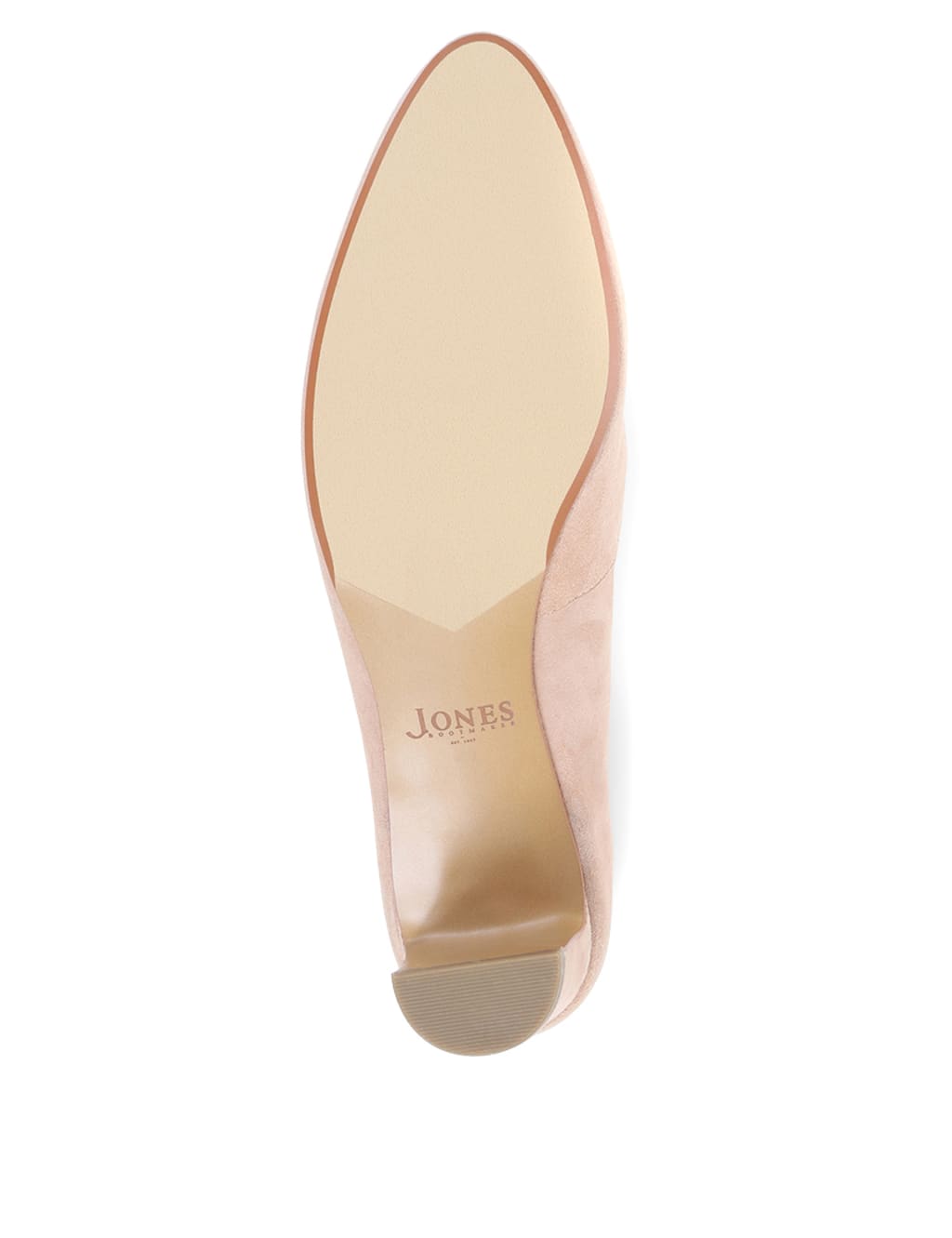 Suede Block Heel Court Shoes 7 of 7