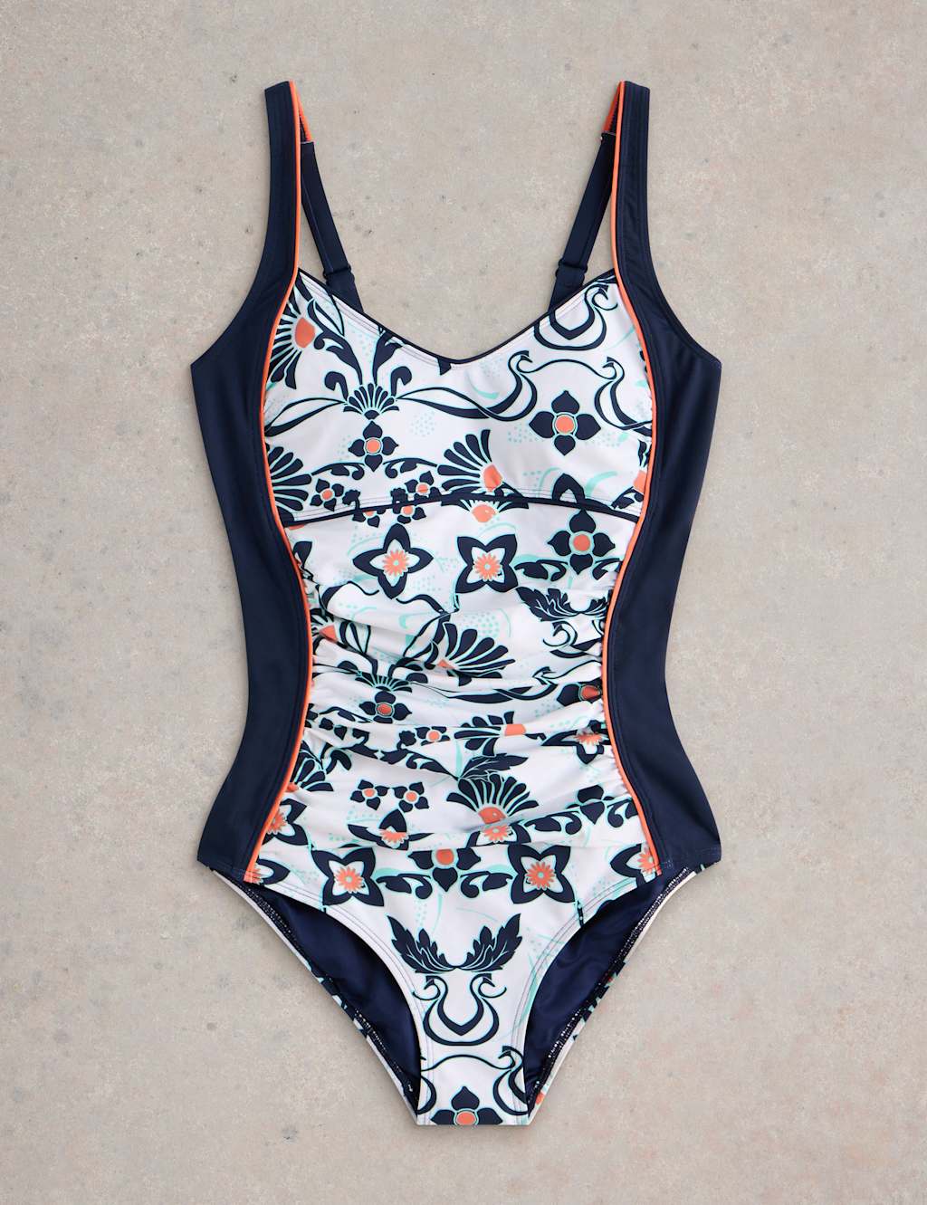 Floral Scoop Neck Swimsuit 2 of 6