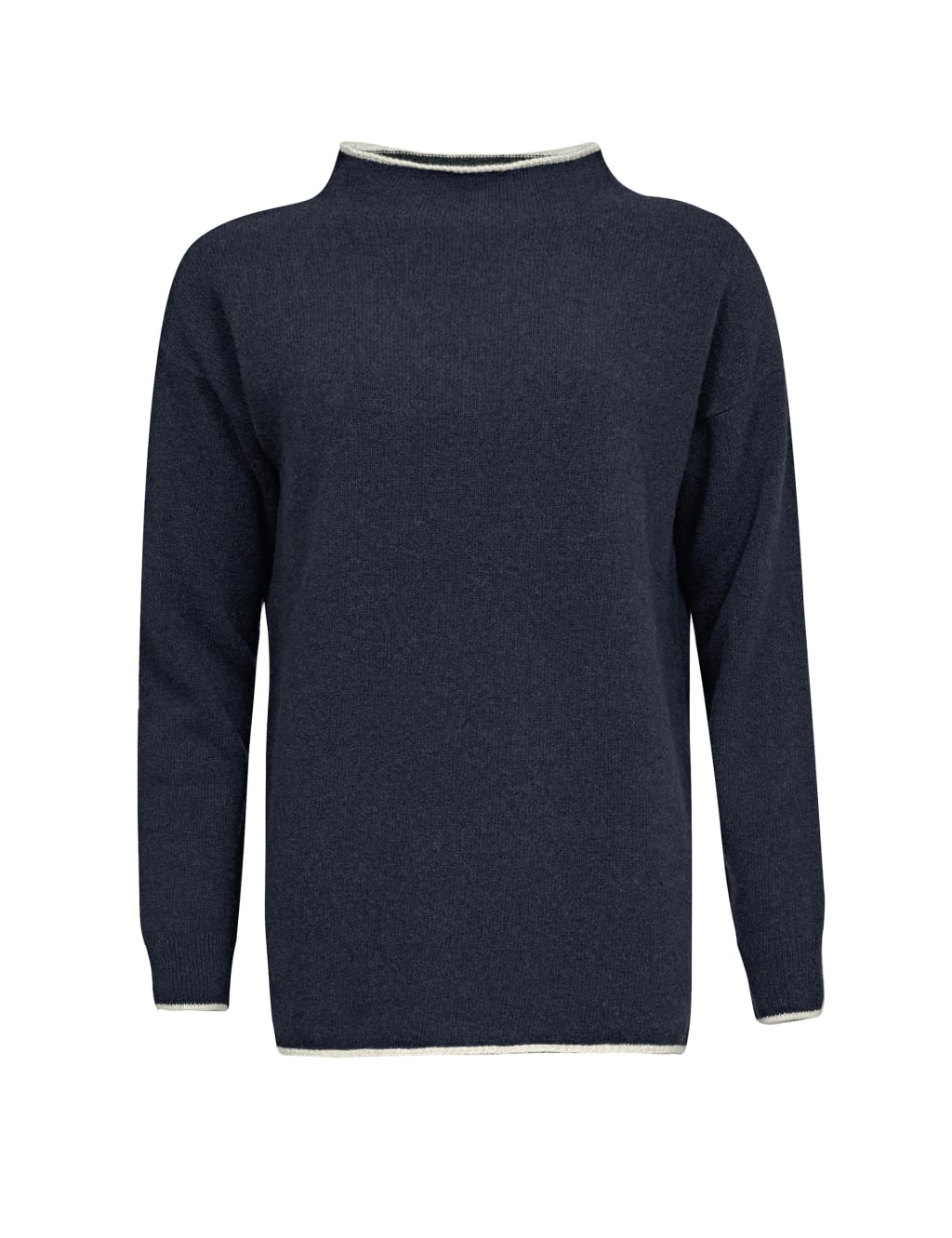 Pure Lambswool Funnel Neck Jumper 2 of 4