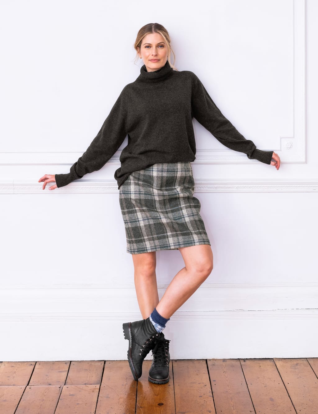 Pure Wool Roll Neck Jumper 1 of 6