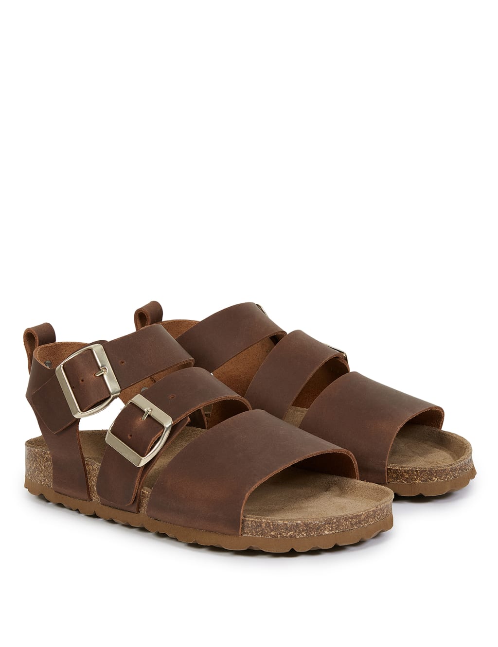 Buckle Strap Flat Sandals main image 1