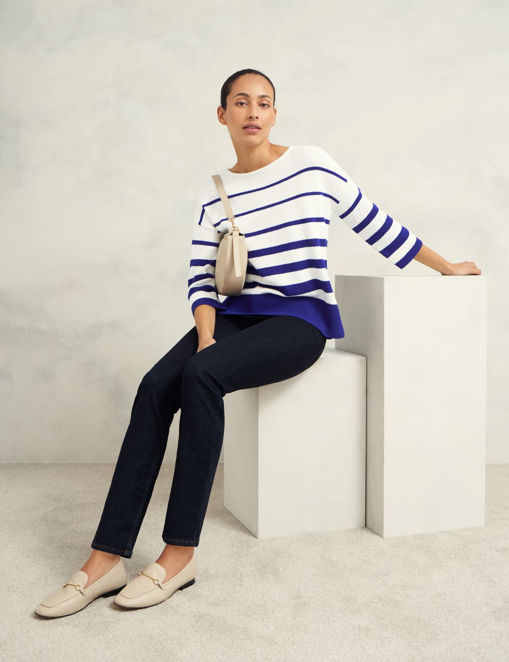 Hobbs striped jumper clearance