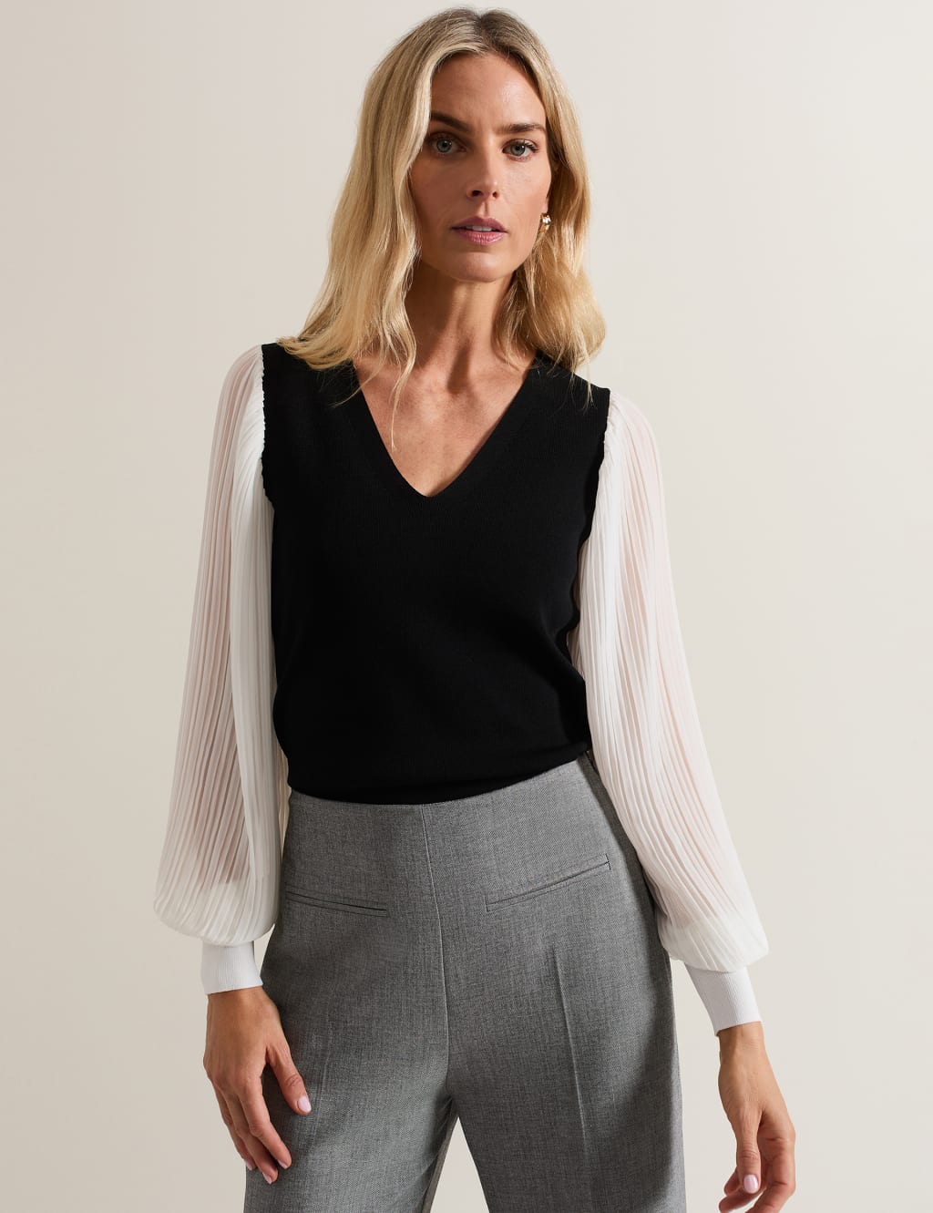 Smart v neck jumpers on sale