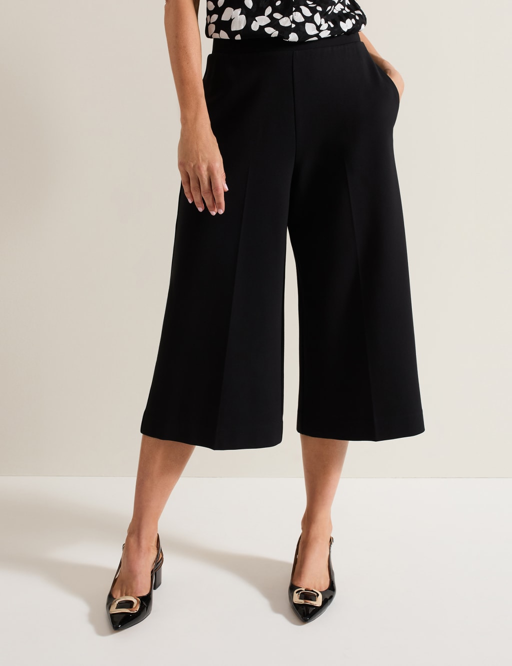 Ponte Elasticated Waist Culottes 4 of 6