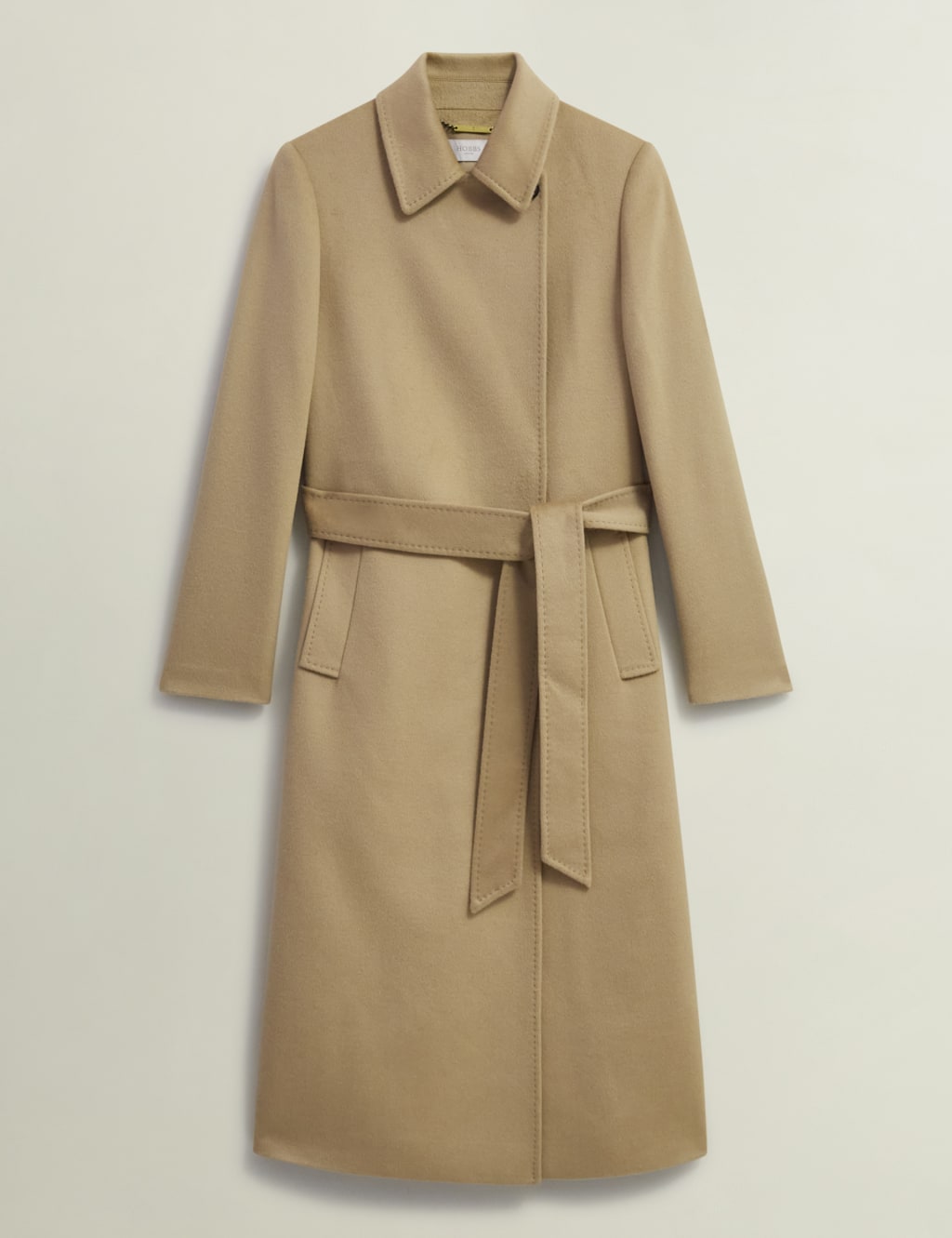 Pure Wool Belted Trench Style Coat HOBBS M S