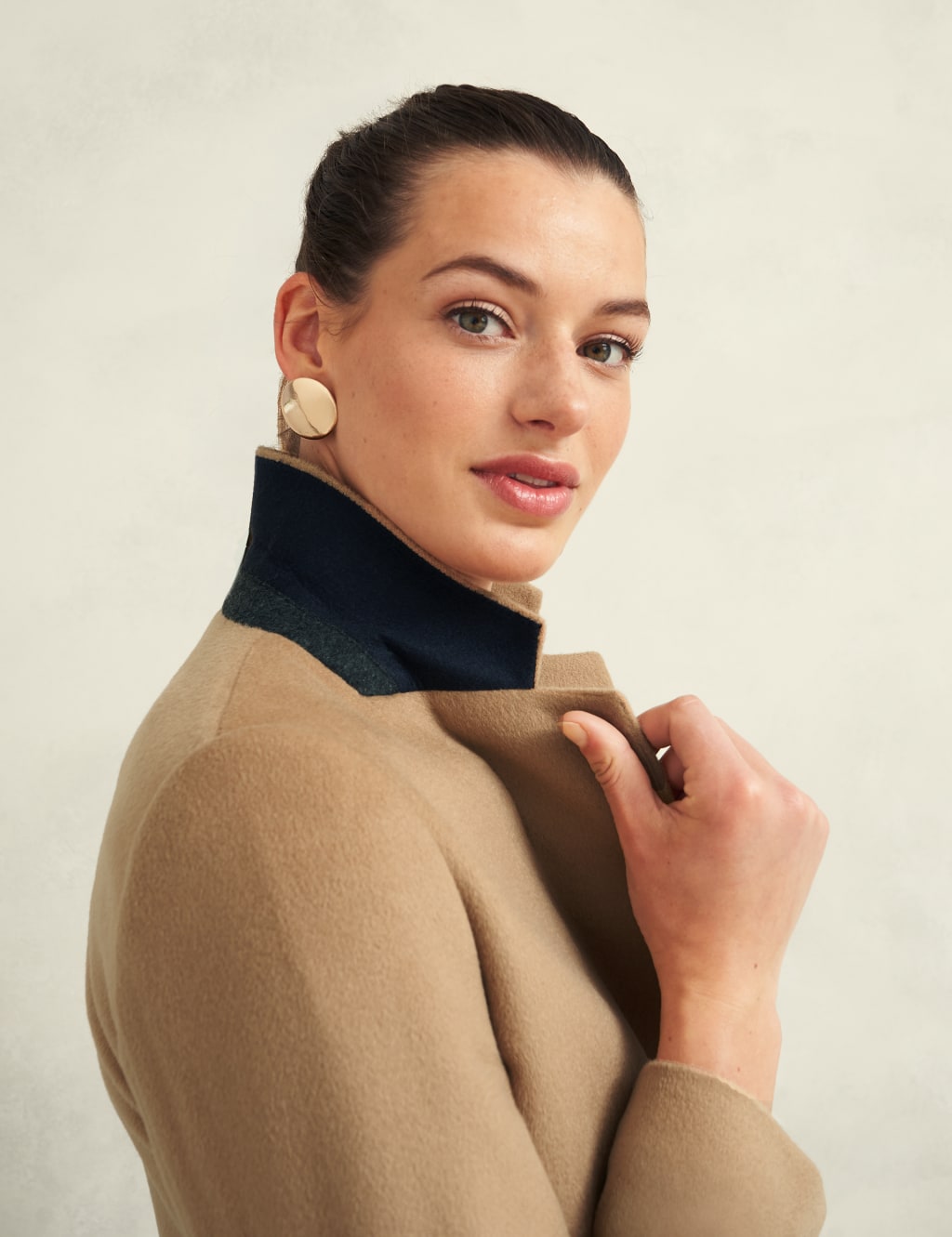 Pure Wool Longline Trench Style Coat 5 of 9