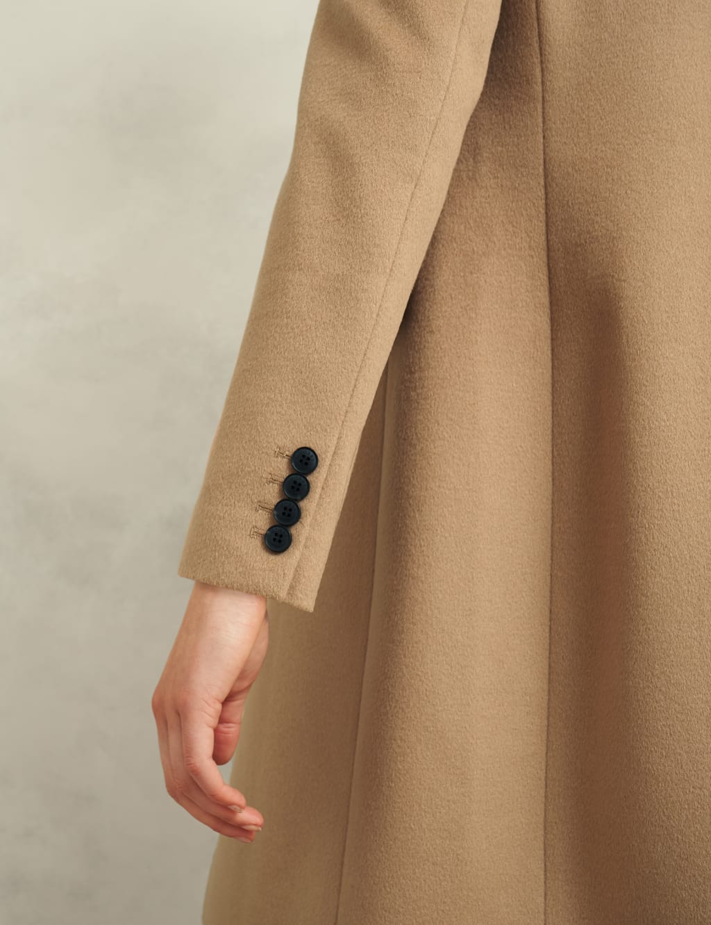Pure Wool Longline Trench Style Coat 7 of 9