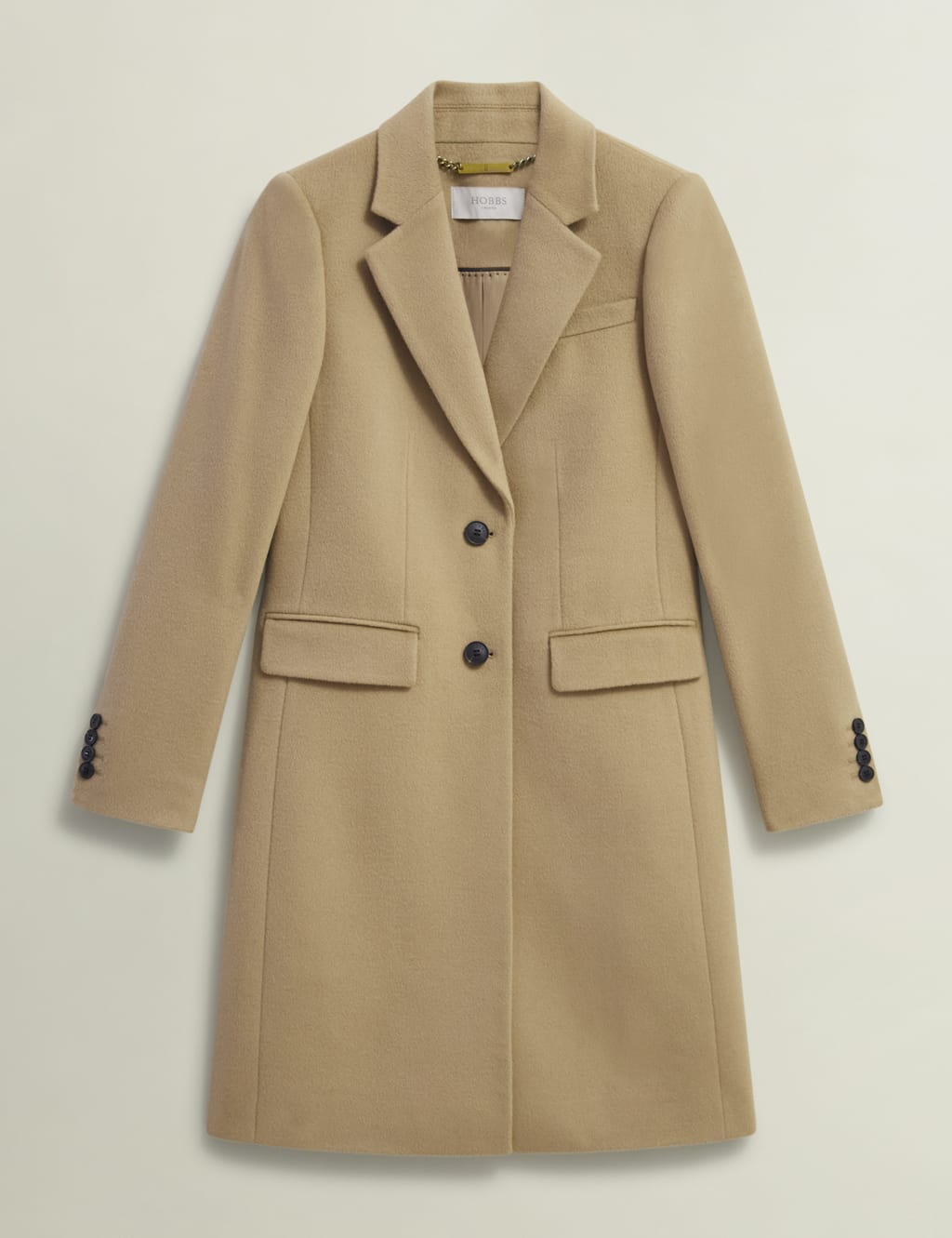 Pure Wool Longline Trench Style Coat 2 of 9