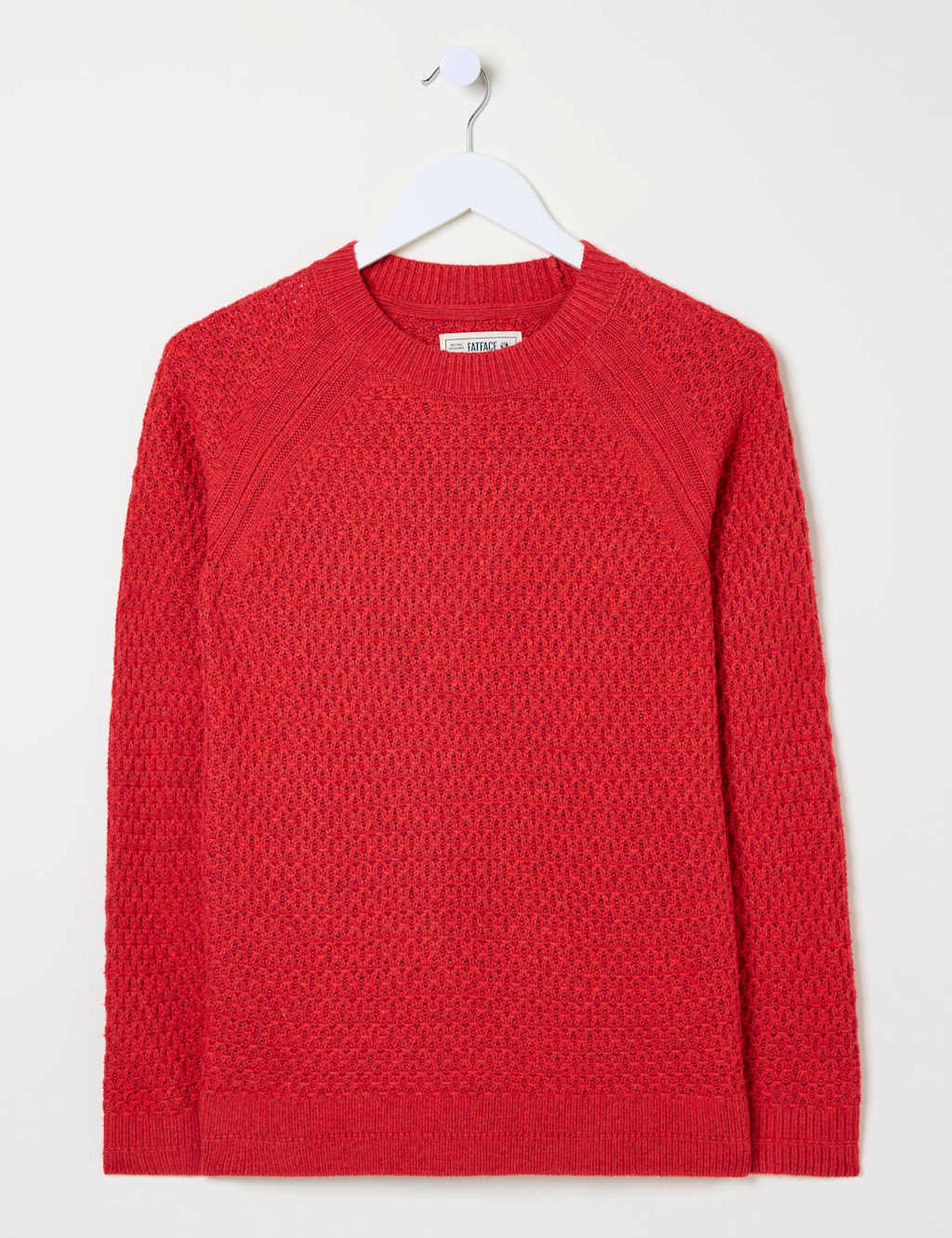 Patterned Textured Crew Neck Jumper 2 of 8