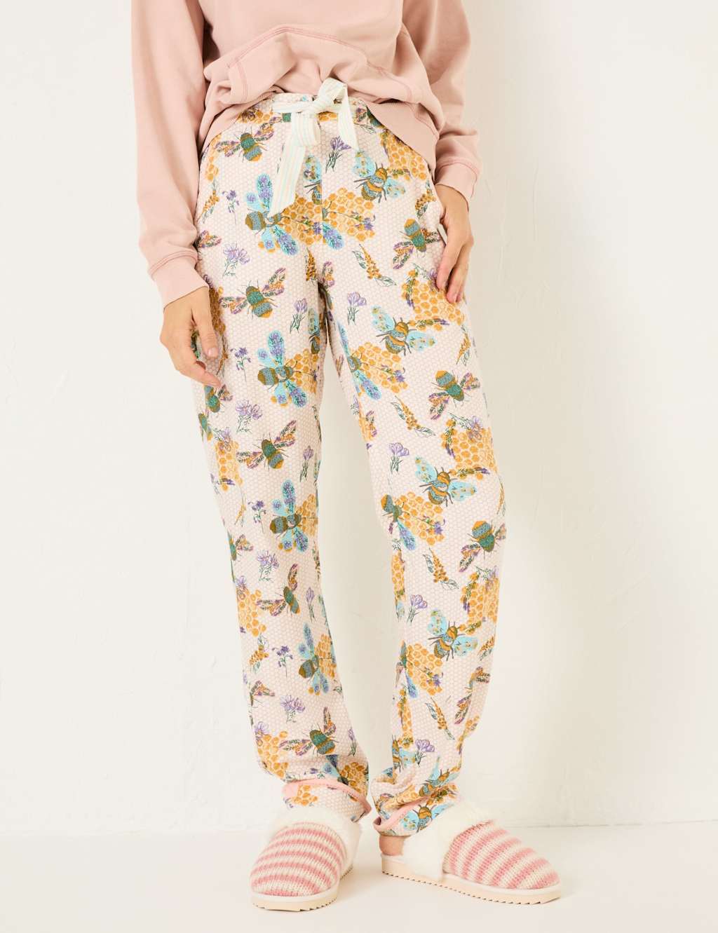 Bee Print Pyjama Bottoms 4 of 6