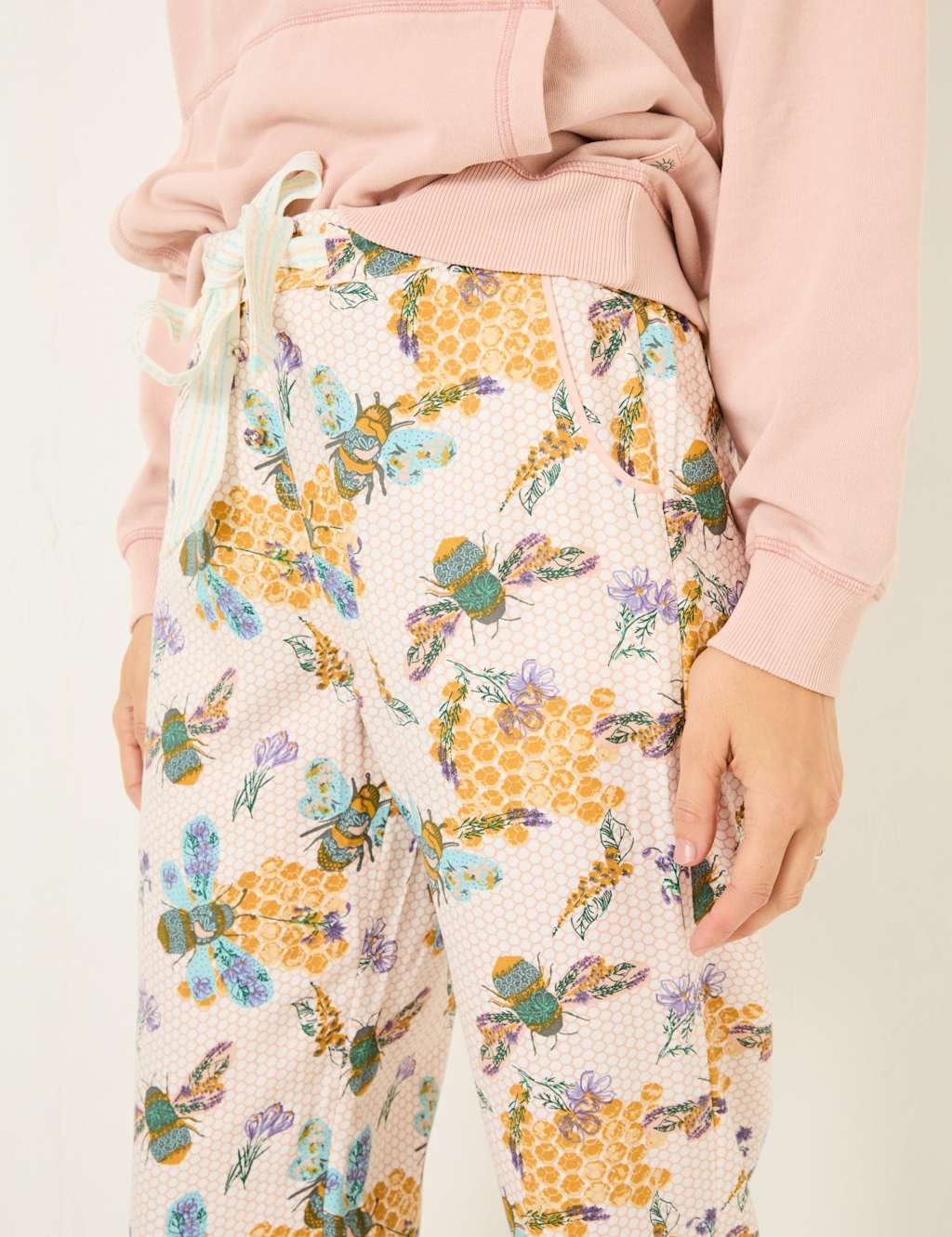 Bee Print Pyjama Bottoms 5 of 6