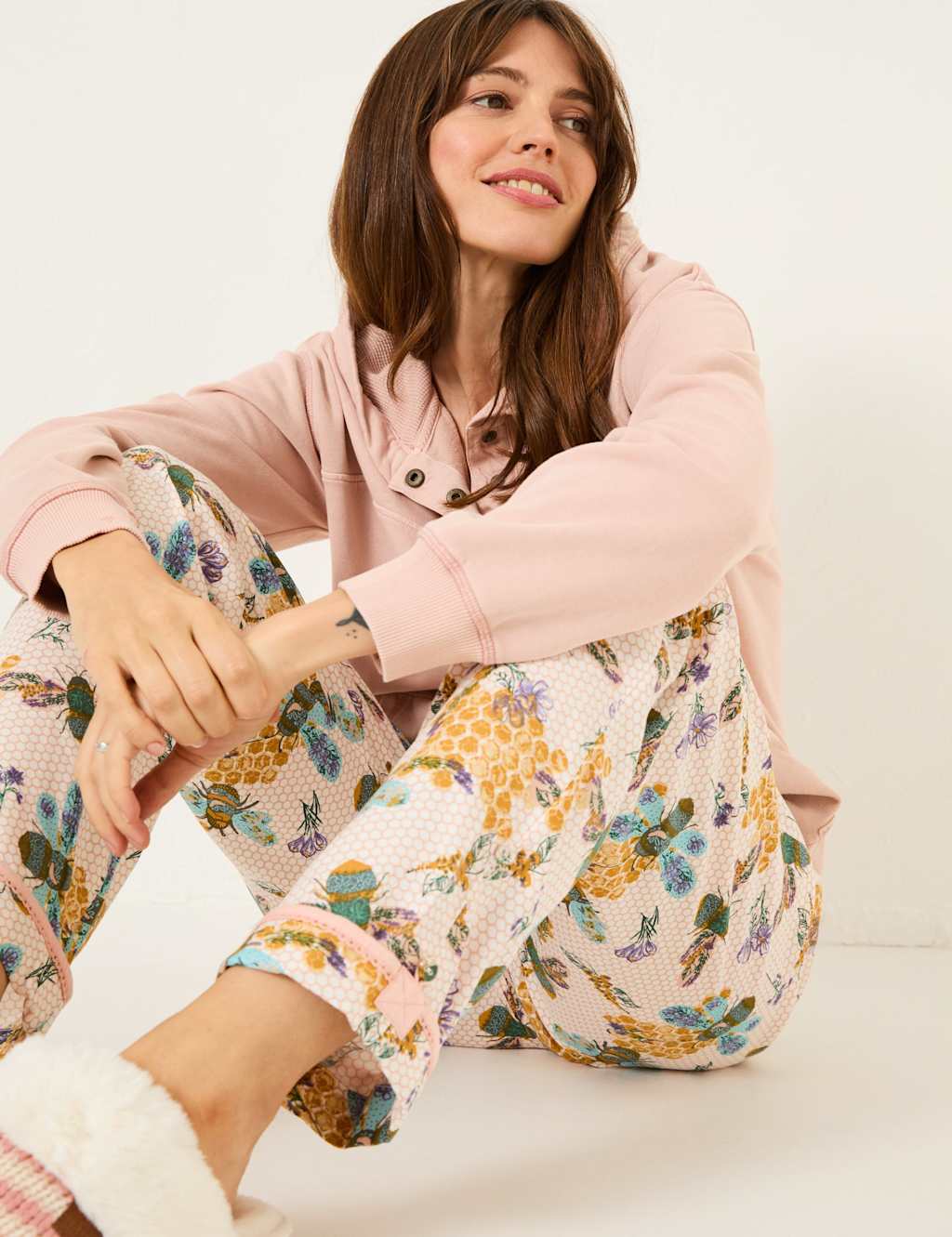 Bee Print Pyjama Bottoms 6 of 6