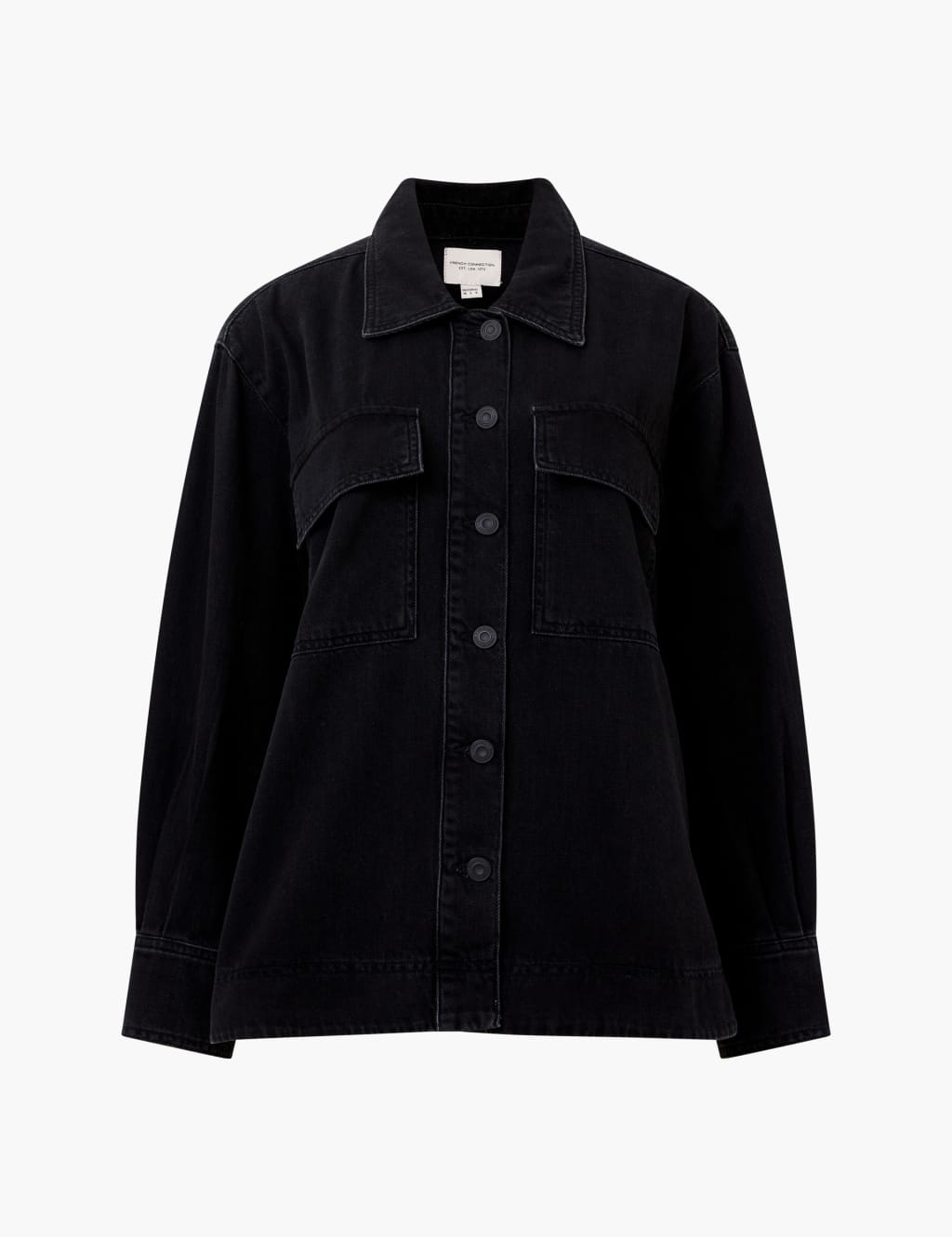 Denim Collared Jacket 2 of 4