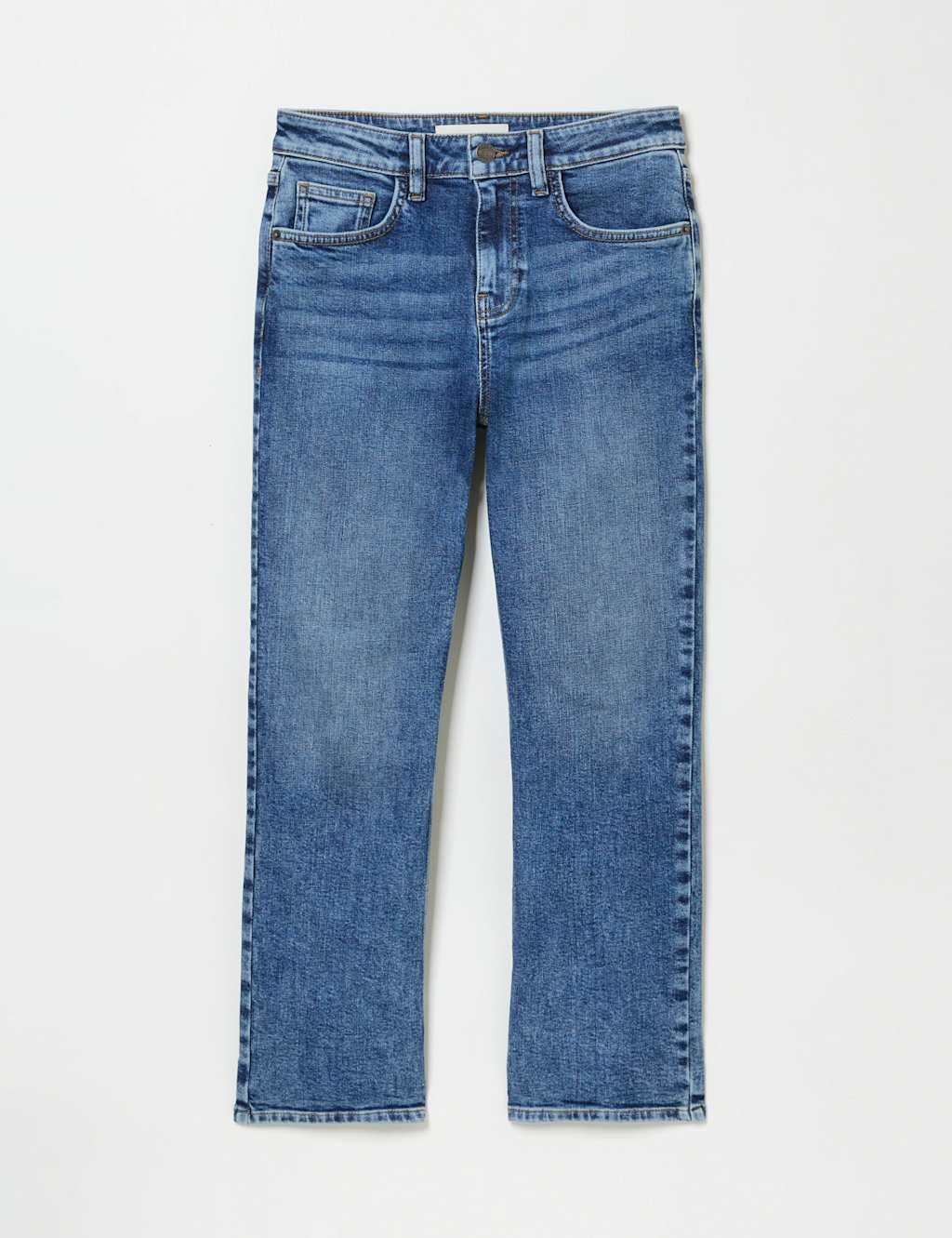 Slim Fit Turn Up Cropped Jeans 2 of 6