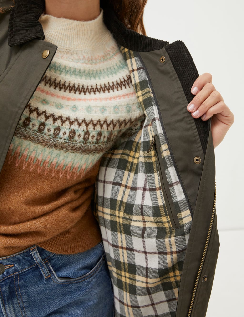 Fat face womens wax jacket discount