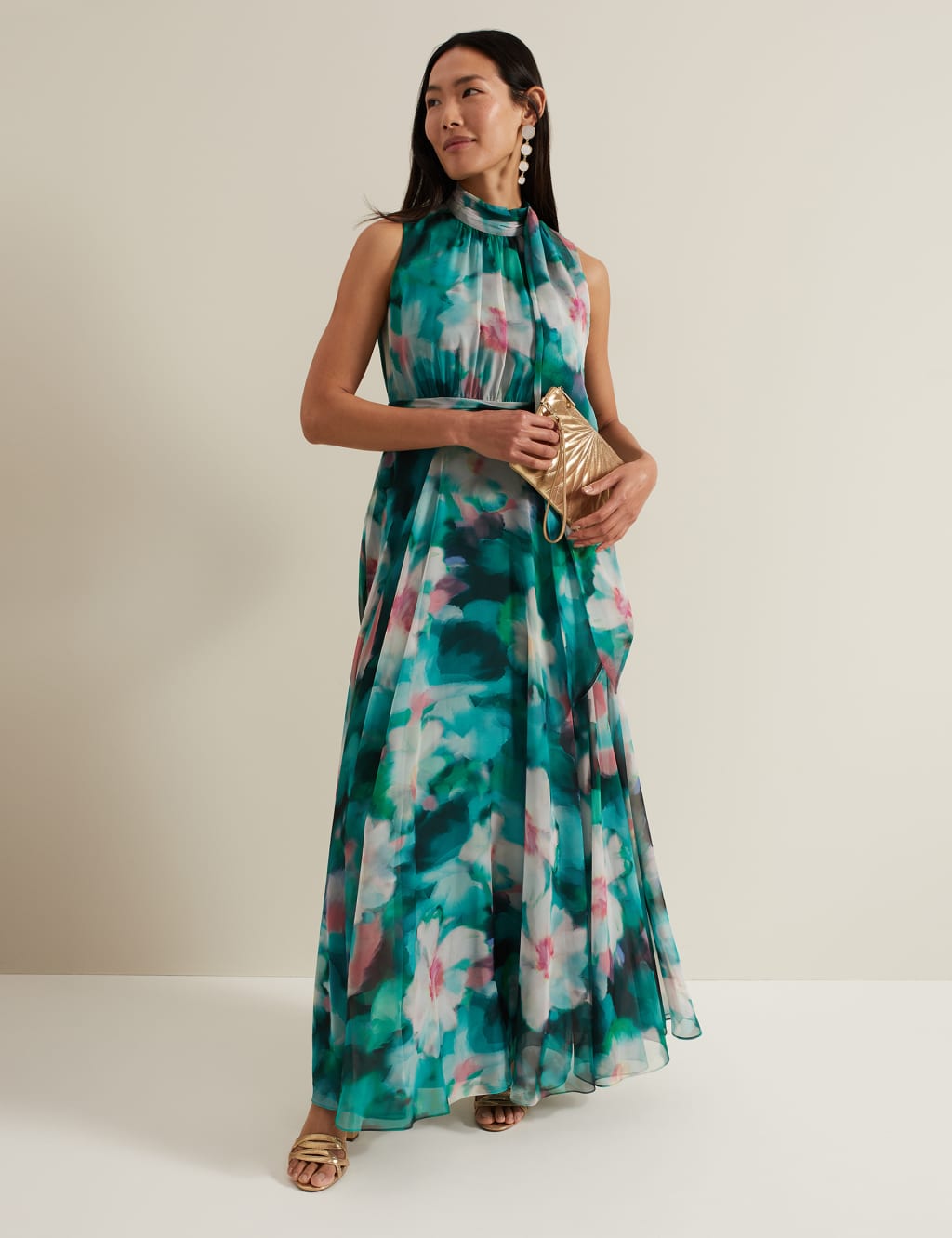 Maxi skater dress clearance