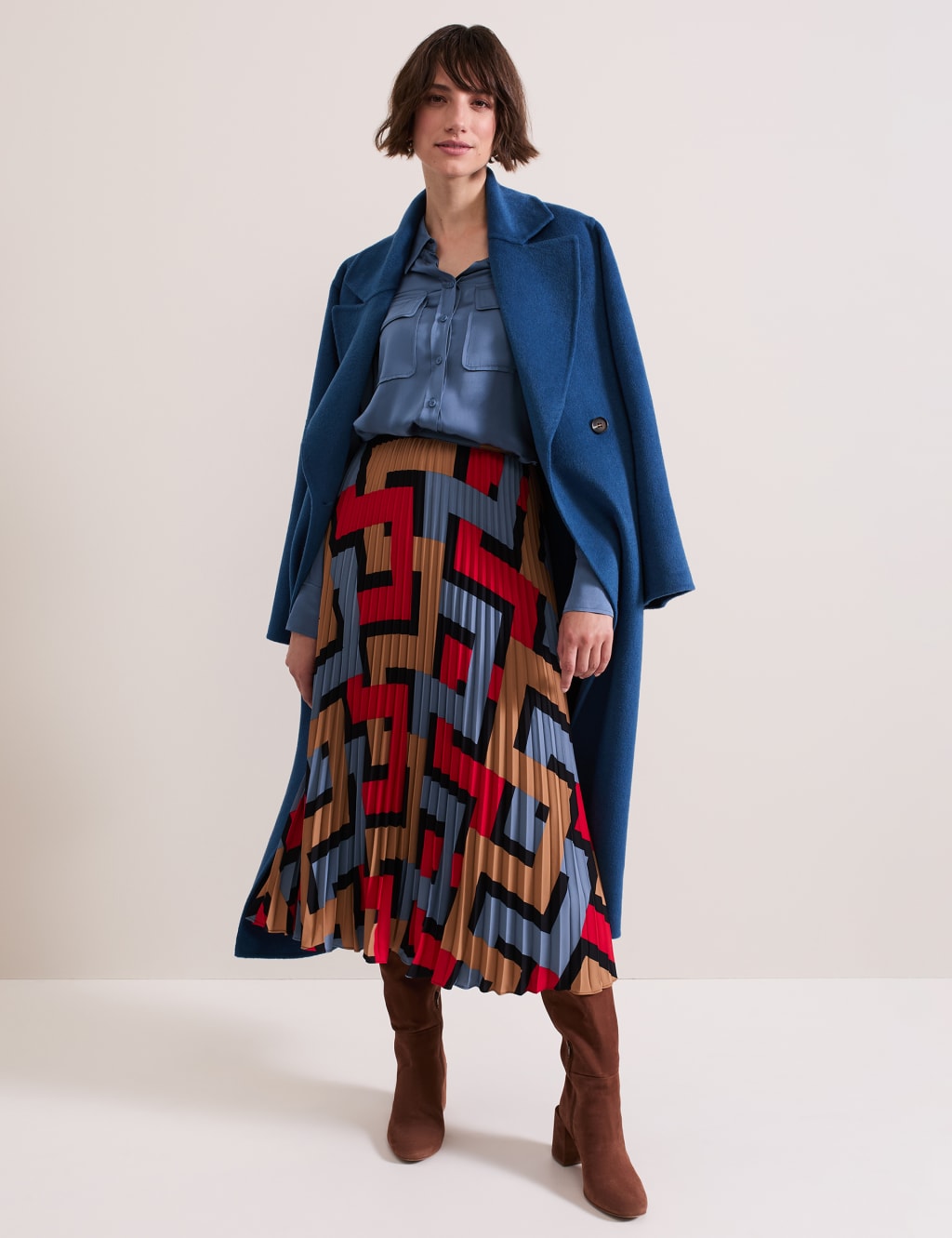 Pleated midi skirt 08 2025