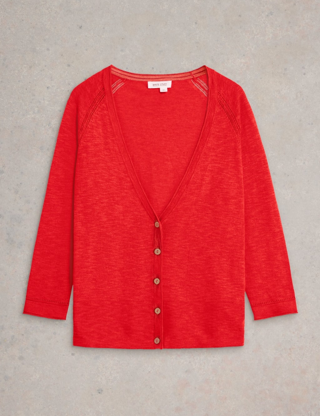 Cotton Rich V-Neck Cardigan 2 of 7