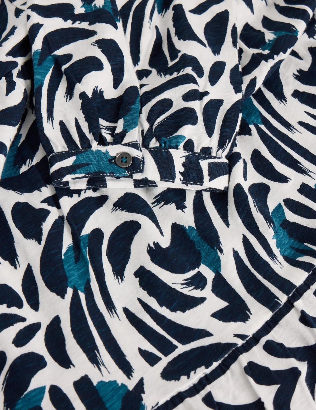 Pure Cotton Printed V-Neck Tunic 6 of 6