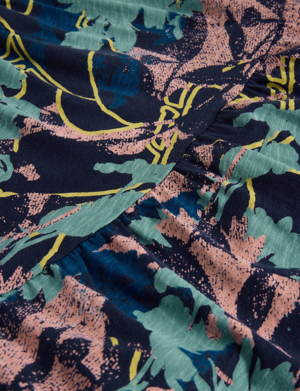 Pure Cotton Printed V-Neck Tunic 6 of 6