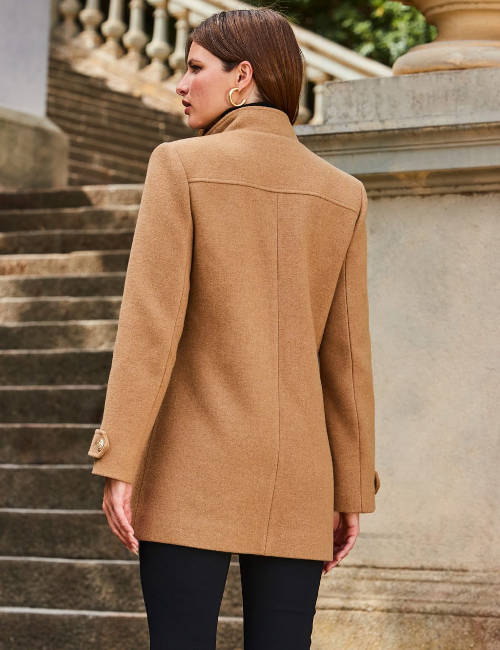 Coat With Gold Button Detail 4 of 6
