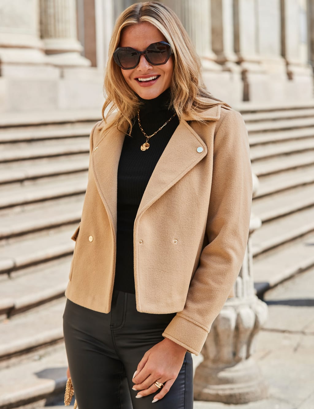Relaxed Fit Biker Jacket 5 of 5
